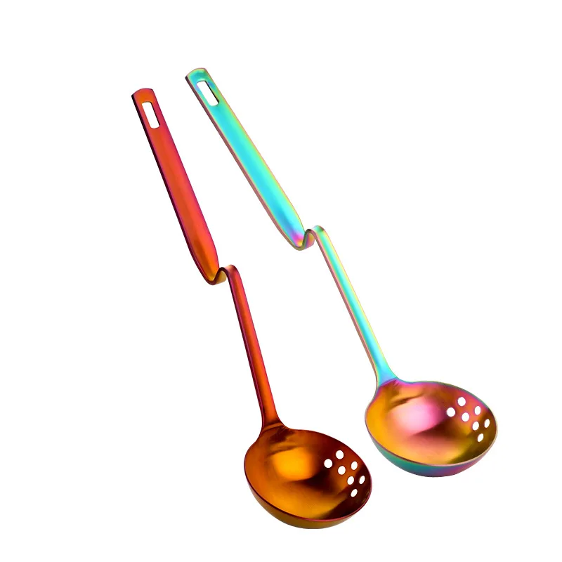 Stainless steel Utensils kitchen Hot pot Colander Cooking Spoon, Silver/gold/rose gold/rainbow/red/blue/purple/black
Stainless steel Utensils kitchen Hot pot Colander Cooking Spoon, Silver/gold/rose gold/rainbow/red/blue/purple/black