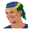 Direct factory custom Brazil flag football bandana