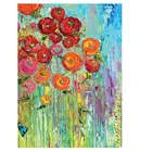 summer season decorative flag custom canada flower garden flag