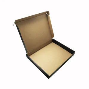 packaging & printing box black corrugated cardboard mailer box