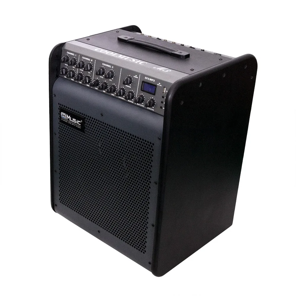 120 Watts Multifunctional Portable Bluetooth Amplifier, Black
120 Watts Multifunctional Portable Bluetooth Amplifier, Black