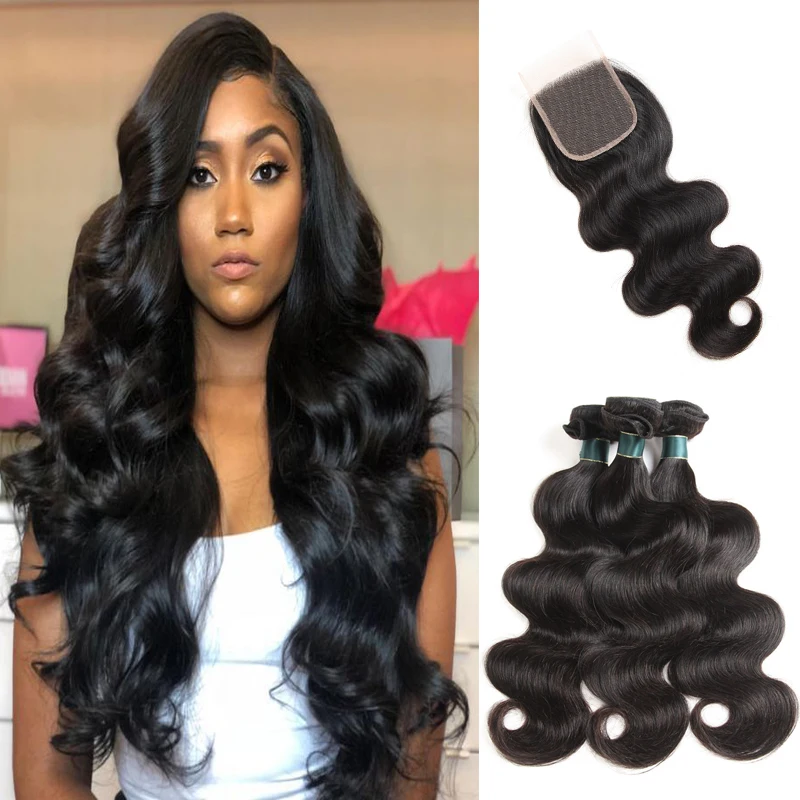 Wholesale Vendors for Raw Virgin Hair Brazilian Body Wave Bundles with Closure 3 Bundles with Closure Unprocessed Human Hair
Wholesale Vendors for Raw Virgin Hair Brazilian Body Wave Bundles with Closure 3 Bundles with Closure Unprocessed Human Hair
