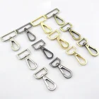 Meetee F2-10 Metal Bag Buckle Carbines Swivel Lobster Clasp Snap Hook Key Chain Ring Hardware Accessories