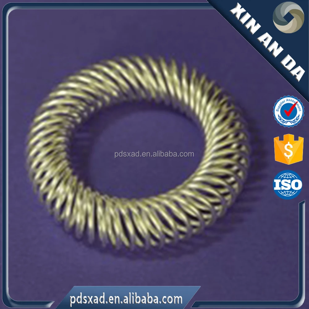 electrical accessories million-volt high-elastic helical conductive ring spring