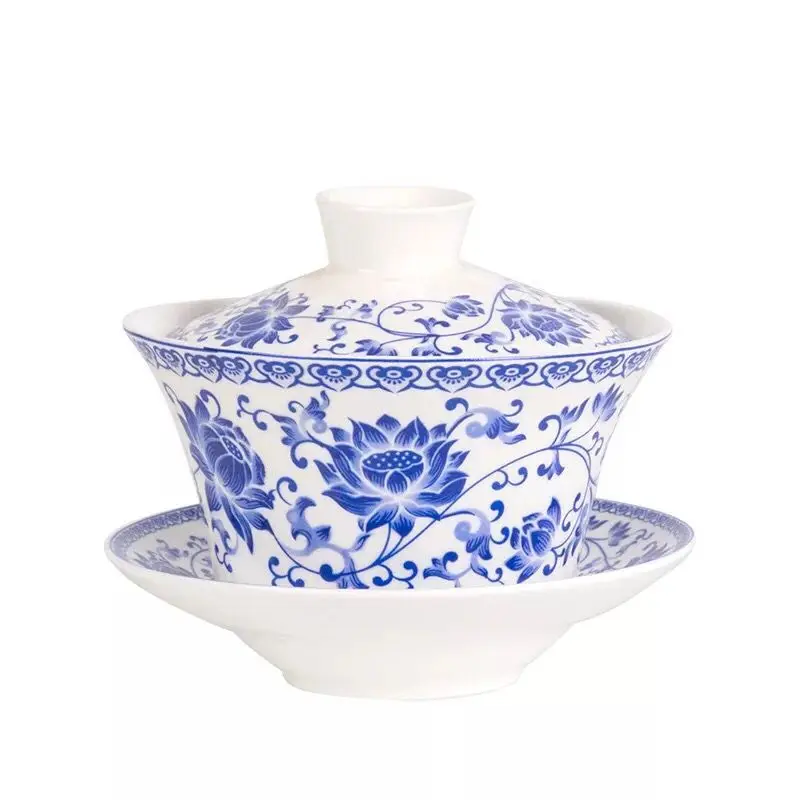 JINGDEZHEN 1 Gaiwan & 4 Cups Plum Painting China Famille-rose porcelain tea set Handpainted, Different
JINGDEZHEN 1 Gaiwan & 4 Cups Plum Painting China Famille-rose porcelain tea set Handpainted, Different