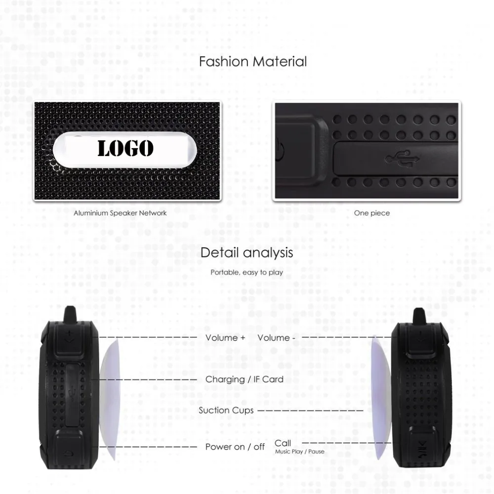 2019 Trending Products Wireless Car BT Speaker Outdoor Sport Portable C6 Waterproof Speaker - ANKUX.COM