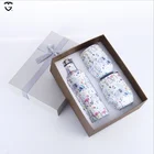 Stainless Steel Wine accessories Tumbler two cups one travel bottle set gift box