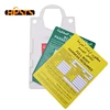 White scaffolding ladder warning safety tag for security