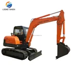 China construction machinery 6ton small crawler excavator with low price
