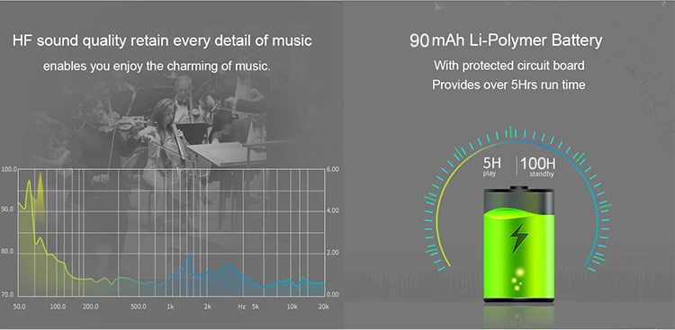 Rechargeable Bluetooth Headphone Sport Stereo Wireless Handfree Necklace Earphone - ANKUX.COM