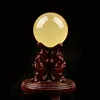 Wholesale photographic money drawing magic yellow crystal ball meaning citrine quartz crystal sphere