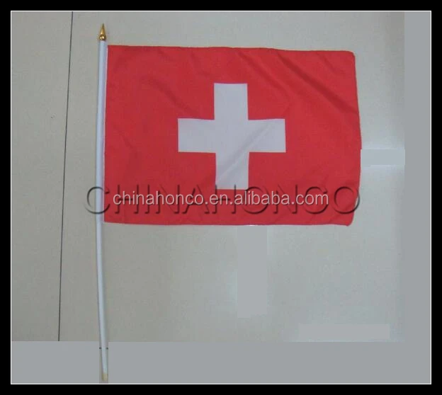 wm 2018 switzerland hand flag swiss hand wave stick flag