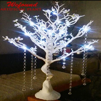 Wf08041 75cm Led Manzanita Tree White Silver Wedding Centerpieces Wf08041 75cm Led Manzanita Tree White Silver Wedding Centerpieces With Lights Wish