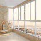 Construction Plastic Vertical Sliding UPVC Slide Window Price Upvc Windows with Laminated Glass
