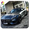 TSAUTOP RoHS Certificate 1.52*30m Air Free Bubbles Adhesive stickers Matte Black Car Vinyl Wrap