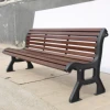 outdoor park metal casting bench