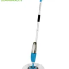 Round microfiber aluminum pole spray mop