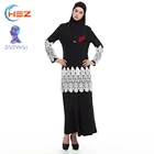 Zakiyyah MD833 Comfortable Embroidery Moroccan Style Abaya Jilbab Dubai For Muslim Clothing In Indian