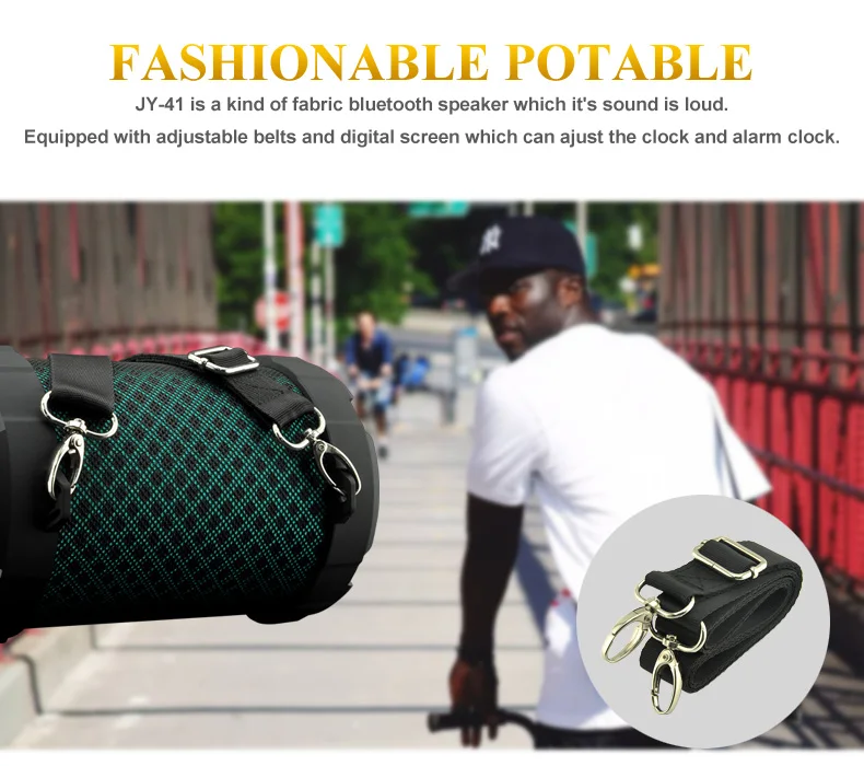 Factory price Bluetooth speaker 3W*2 Digital screen Potable Speaker with USB FM TF function - ANKUX.COM
