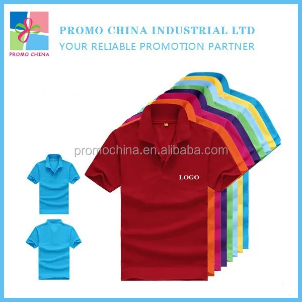 High Quality Custom Polo Style Cheap Cotton T Shirt For Promotion
