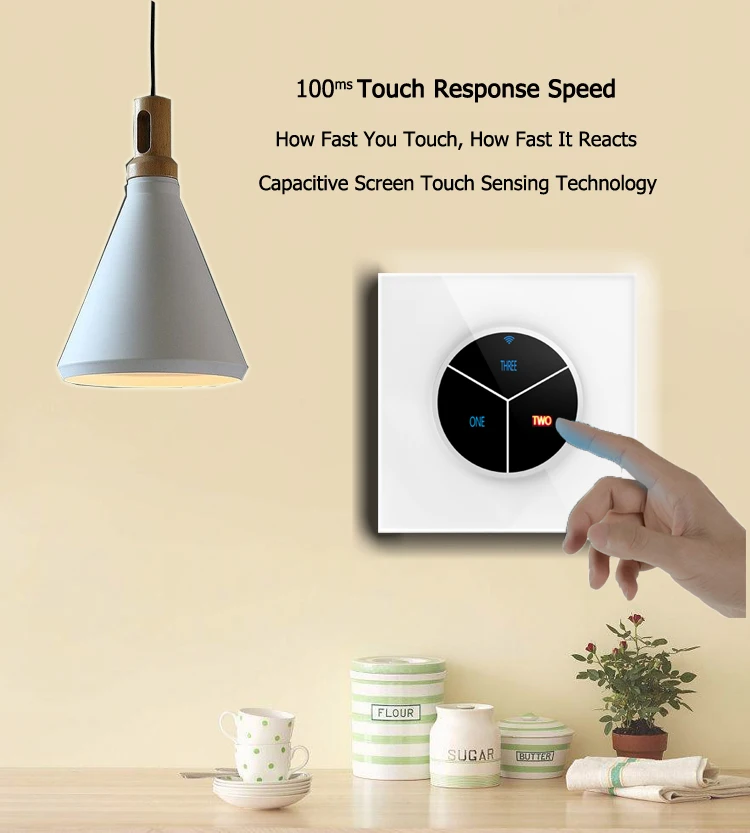 Mobile Phone APP WIFI Control Lighting Wall Switch