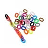 Hot selling plastic single link chain in shiny color