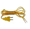 American chain copper lampholder gold colour power wire cord set combination with 304 304 switch