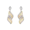Earring-153 Xuping wedding earrings with cz stone 2019+fashion earring copper cz jewelry model earring