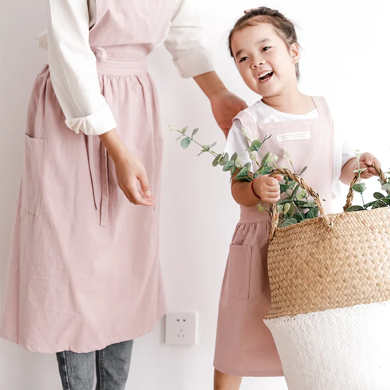 Northern Europe pure color design apron 100% washable cotton apron hotel and coffee shop custom print apron, Pink / grey / black / green / khaki / blue 
Northern Europe pure color design apron 100% washable cotton apron hotel and coffee shop custom print apron, Pink / grey / black / green / khaki / blue