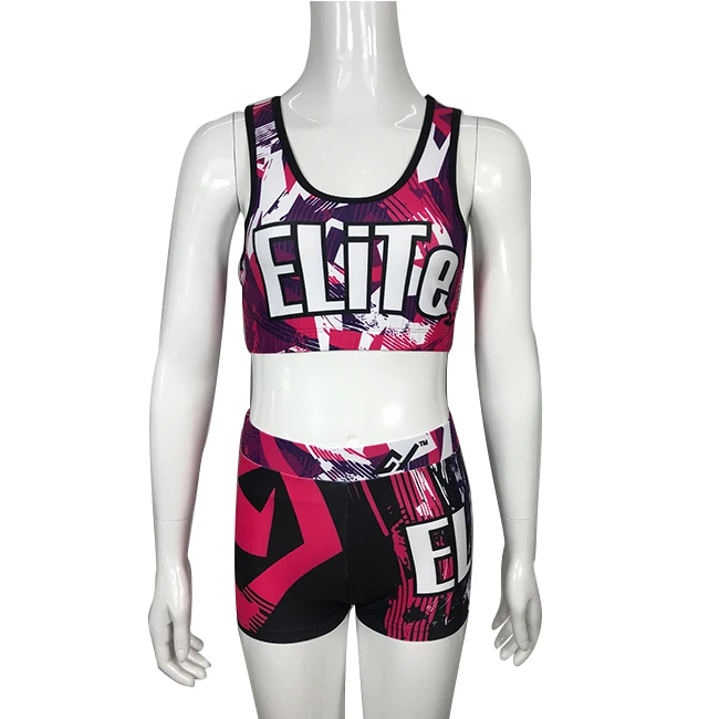 Transfer Printing Custom Made Wholesale Sleeveless Cheerleader Uniforms Bra, Customized color
Transfer Printing Custom Made Wholesale Sleeveless Cheerleader Uniforms Bra, Customized color