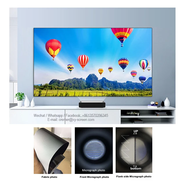 XY Screen best PET Crystal 4k ultra short throw alr ust projector screen for XGIMI Lune 4k Xiaomi 4K ust projector, Dark grey
XY Screen best PET Crystal 4k ultra short throw alr ust projector screen for XGIMI Lune 4k Xiaomi 4K ust projector, Dark grey