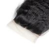 Wholesale 100% Brazilian coarse yaki hair extension lace closure
