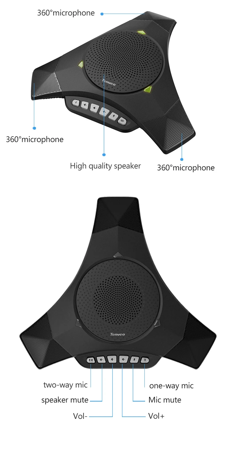 Video conference audio OEM ODM Conference Speakerphone - ANKUX.COM