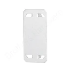820D - F Clip - maximum wall thickness - 1-1/2 inch Pre-galvanized steel old work switch box mounting holders