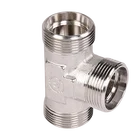 ( T QHH3745.2)SS304 SS316 stainless steel pipe fitting Equal Tee Pipe Fitting