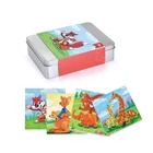topbright Educational DIY Toy animal wooden 3d puzzle box with EN71