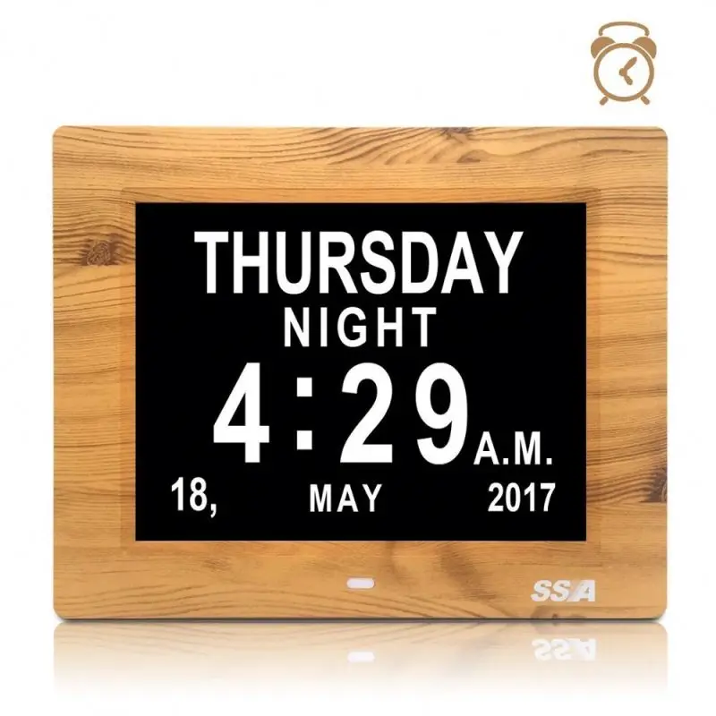 5 Daily Alarms & 3 Medicine Reminder Hurrah Extra Large Memory Loss Digital Calendar Day Clock
5 Daily Alarms & 3 Medicine Reminder Hurrah Extra Large Memory Loss Digital Calendar Day Clock