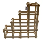 alibaba china market Stackable wooden wine rack
