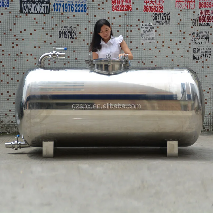 horizontal water container
