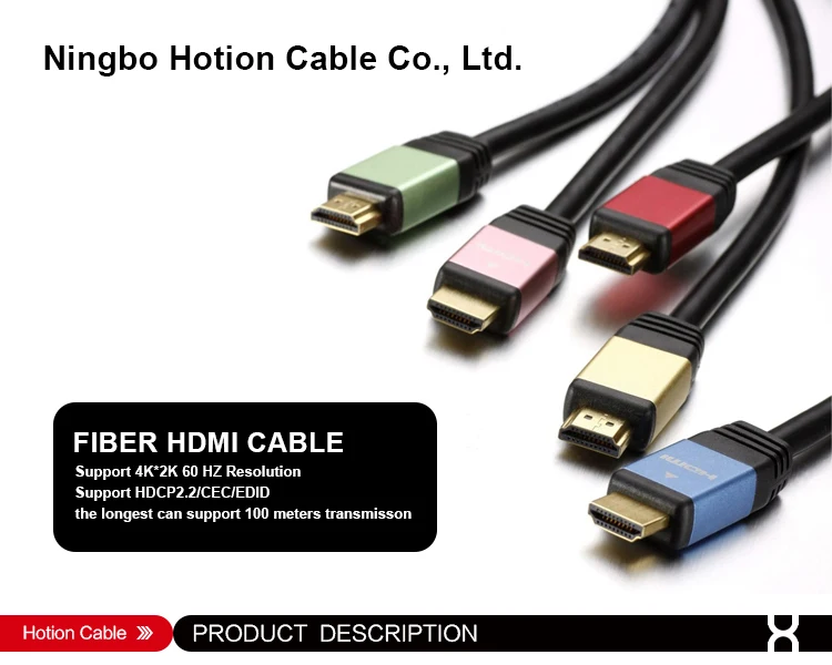 Optical Fiber Cable 10M/30M/50M/100M/200M 3D 4k 60HZ Hdmi Fiber Optic Cable - ANKUX.COM