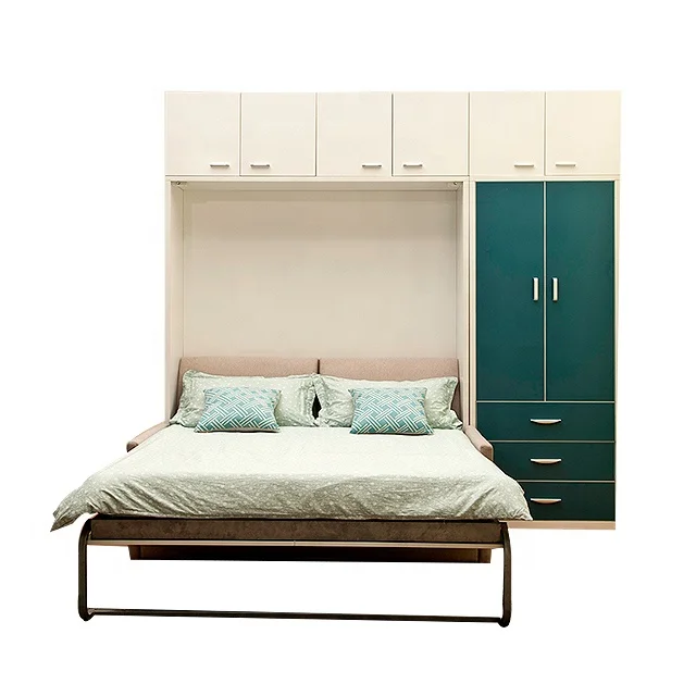 Murphy Folding Wall Bed Saving Space Home Furniture With Sofa And