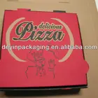 custom corrugated cardboard italy hot pizza boxes