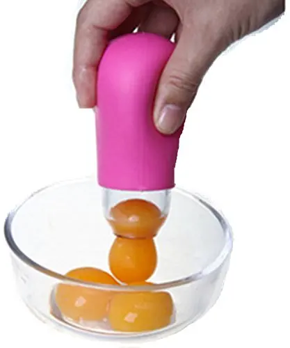 Egg White Separator Creative Kitchenware Silicone Round Egg Yolk Out Separators Egg Yolk Separator
Egg White Separator Creative Kitchenware Silicone Round Egg Yolk Out Separators Egg Yolk Separator