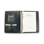 Hardcover Custom LOGO Lined Paper Writing Notebook with calculator