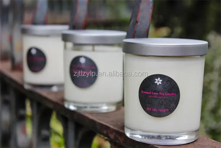 glass candle with lid - buy natural soy wax glass candles with