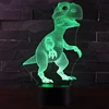 Zogift 2019 New 3D Jurassic park Cool Dinosaur Series 7 Color Change LED Baby Sleep Atmosphere Night Light