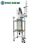 20l jacket glass chemical reactor price