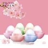 OEM private label beauty product color change shimmer lip moisturizer fruit flavor cute round ball lipbalm lip balm