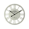 Fashion Cheap Vintage White Roman Numeral Round Wall Clocks