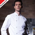 Chef's Uniform Short Sleeve Working Clothes Coats Hotel Jacket Unisex Work Wear